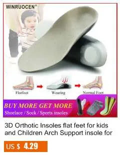 Girl/boy Shoes For Kids Insole Arch Support Flat Feet Sneaker Children Orthopedic Sport Insoles For Shoes Feet Care Inserts Pad