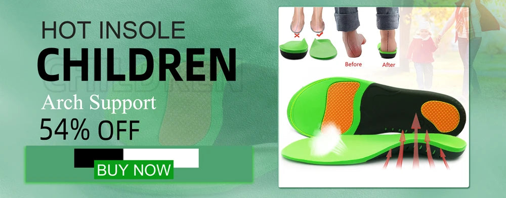Girl/boy Shoes For Kids Insole Arch Support Flat Feet Sneaker Children Orthopedic Sport Insoles For Shoes Feet Care Inserts Pad