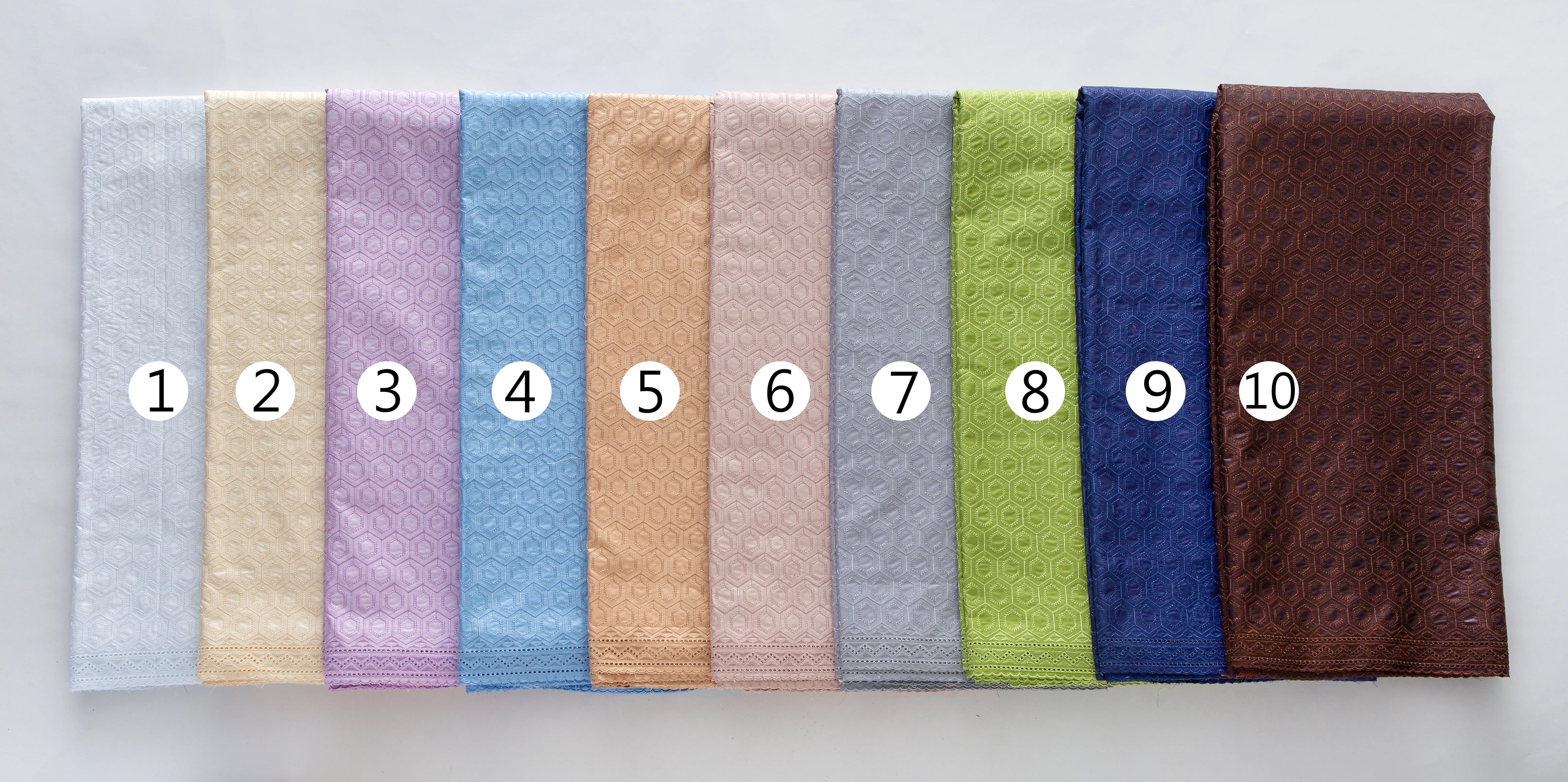 African Swiss Voile High Quality Nigerian Embroidered Cotton Swiss Lace Fabrics for Wedding Dresses For Men's Sew,5yards 4673