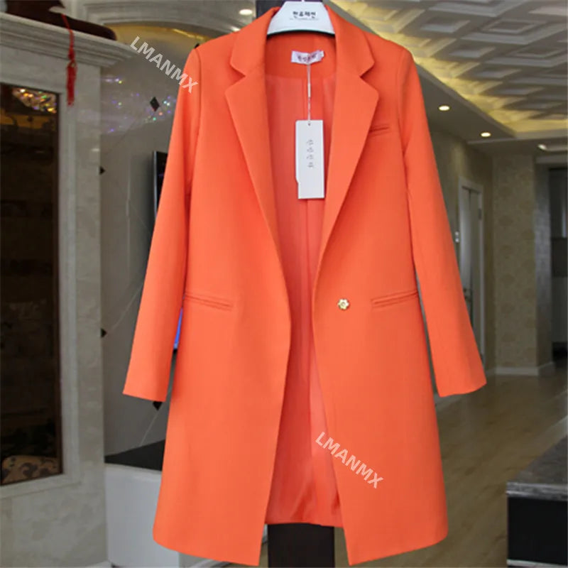 2023 New Spring Autumn Blazers Women Small Suit Long Sleeve Jacket Casual Tops Female Slim Wild Blazers Windbreaker Coat S-3XL