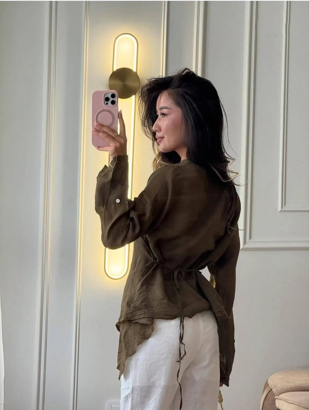 Women Blouses 2026 Spring Summer Long Sleeve Blouse Woman Blouse Shirt Office Elegant Work Shirt Top Blusas Mujer De Moda