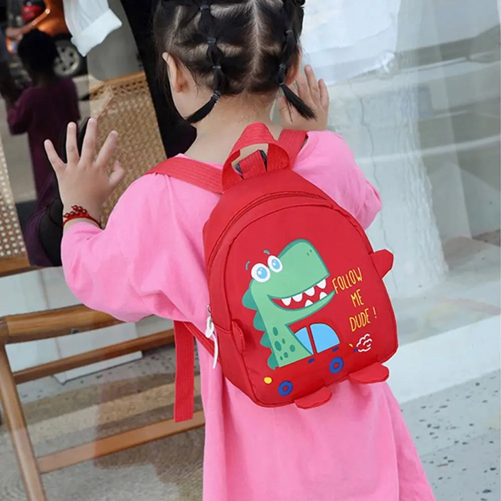 Children Cute Cartoon Dinosaur School Bags Anti-lost Backpacks Toddler Rucksack Kindergarten Schoolbag