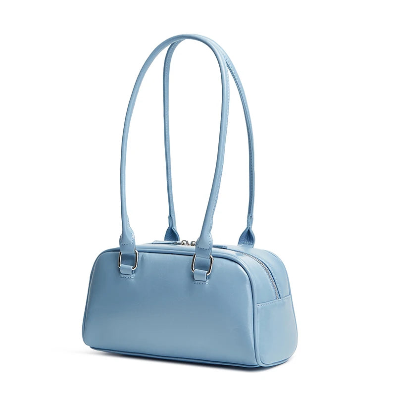 New Women's Bag Bowling Bag 2024 New Niche Joker Boston Bag Tote Bag Underarm Shoulder Bag