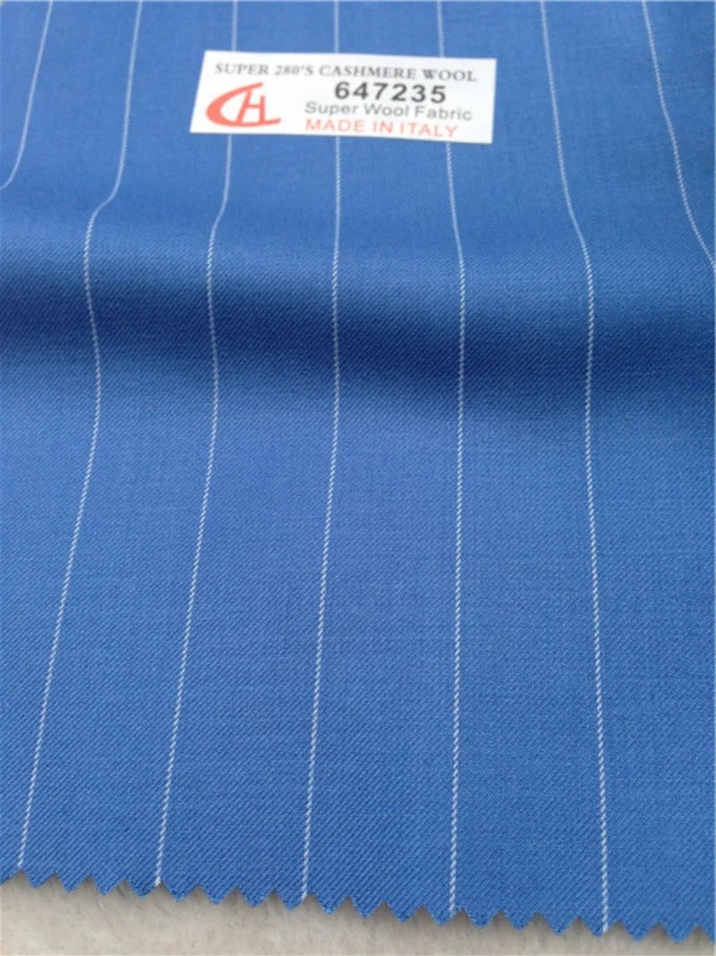 50cm Spring fashion Stripe Suit Fabric Atiku Fabric for Men High Quality Men's jacket Fabrics  Business  fabric Set sewing