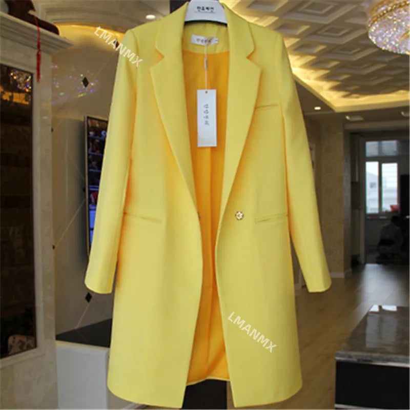2023 New Spring Autumn Blazers Women Small Suit Long Sleeve Jacket Casual Tops Female Slim Wild Blazers Windbreaker Coat S-3XL