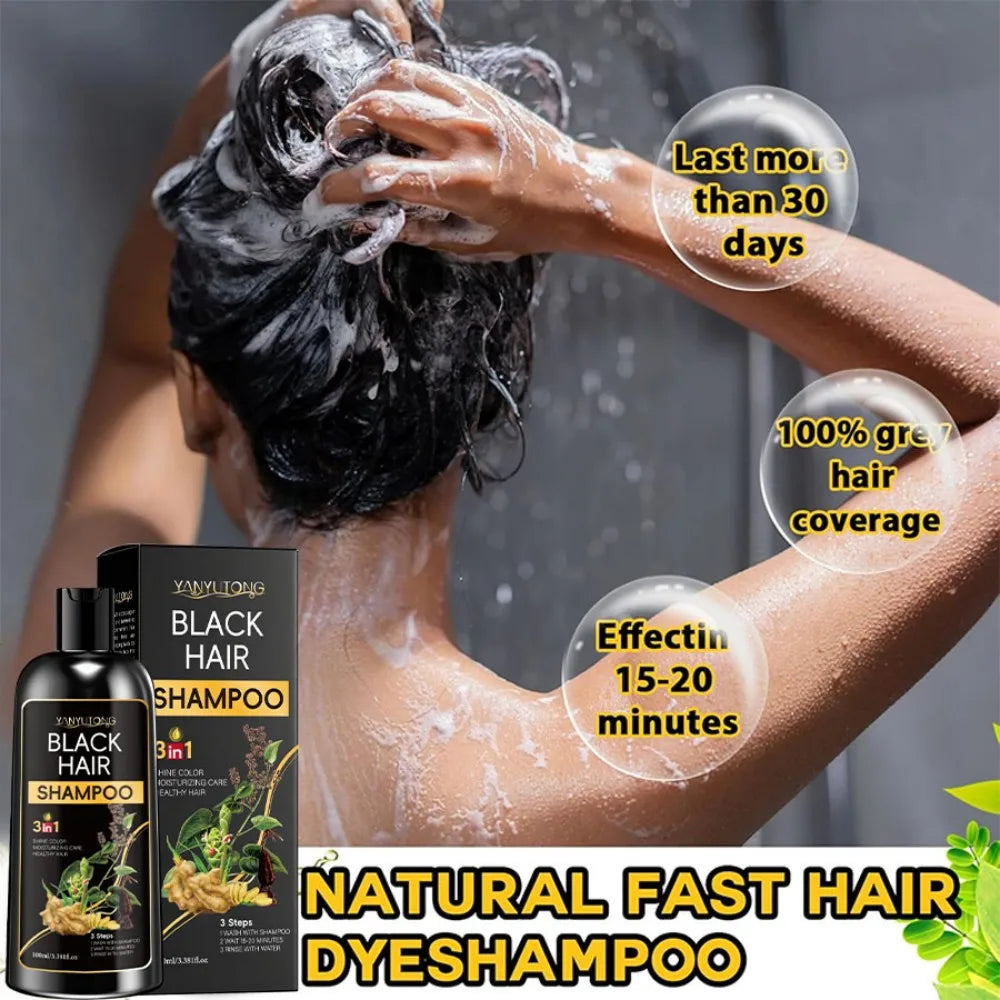 3 in 1 Turmeric Color-Treated Shampoo, Nourishing Color-Treated Shampoo Gentle Formula, Plant-Based, Light Beige