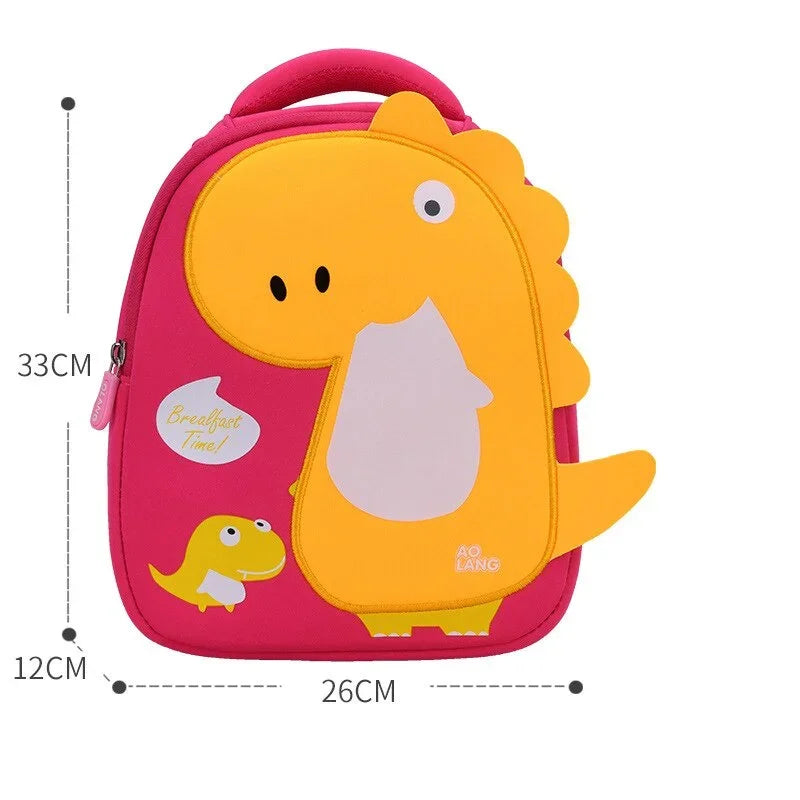 Cute Kids School Bags Kindergarten Preschool Bag Dinosaur Children Schoolbag 3-8 Years Old Cartoon Fashion Backpack for Girl Boy
