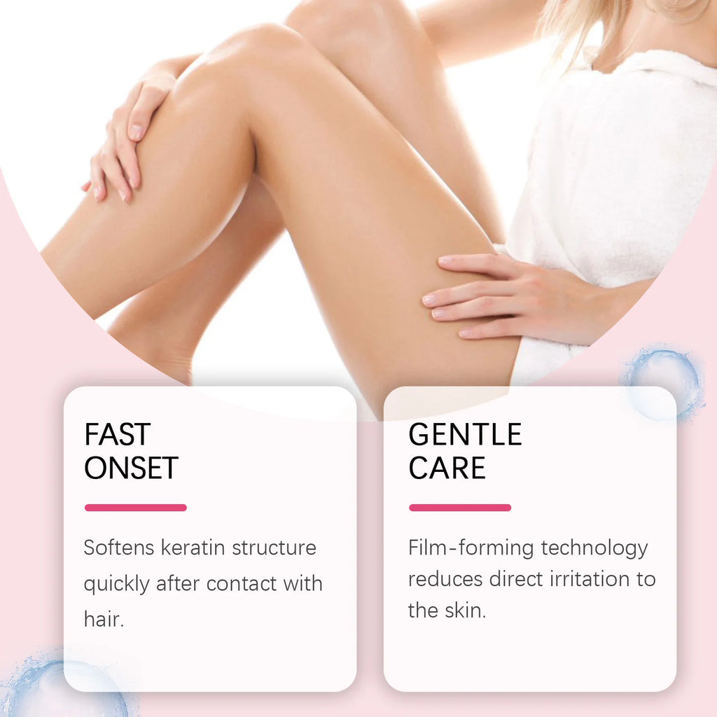 Body Hair Removal Spray - Gentle, Refreshing, Non-Irritating Care for Skin, Hair Cleansing and Removal Spray