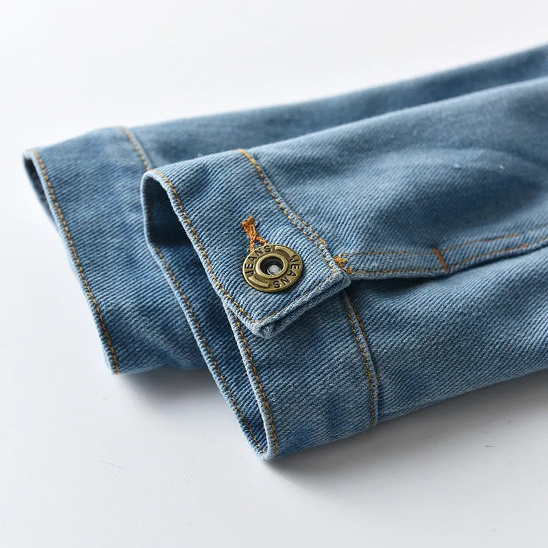 Personalized Denim Jacket Toddler Outwear Patch Coats Custom Name Jean Jacket  Ideal Gift Birth Presents Autumn 2025 New