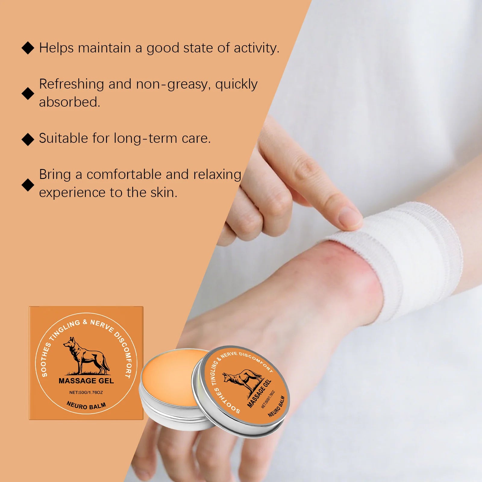 Joint Soothing Cream Muscle Relaxing Balm Fast Relief for Joint Discomfort Muscle Energy Boost Pre Post Exercise Care Balm 50g