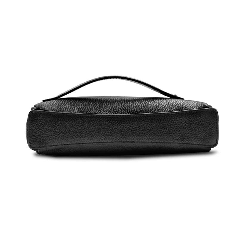 Men's Fingerprint Lock Bags for men Leather Hand Bag Male Long Money Wallets Mobile Phone Pouch Men Messenger Bag Anti-Theft