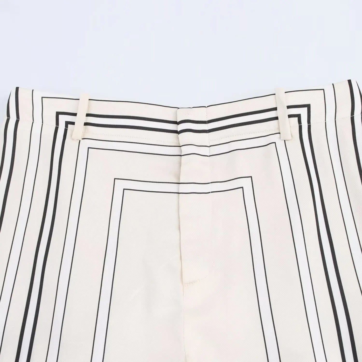 HH 2025 Women Trouser Suit Turn-down Collar Long Sleeve Single-breasted Slim Print Shirt+High Waist Zipper Loose Long Pants