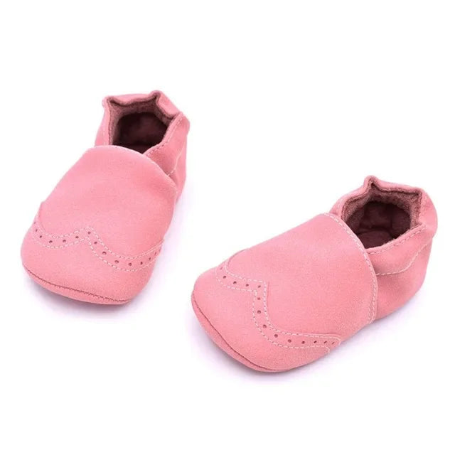 Nubuck Leather Baby Shoes Infant Toddler Baby Girl Boy Soft Sole First Walker Baby Moccasins High Quality Kid's Shoes For 0-18M