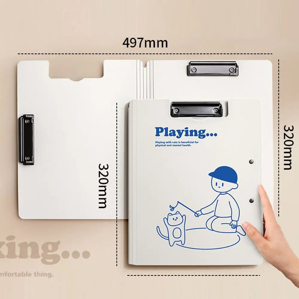 Briefcases Writing Pad A4 Board Clip Folder Memo Clip Waterproof File Clipboard Large Capacity A4 File Organizer Business