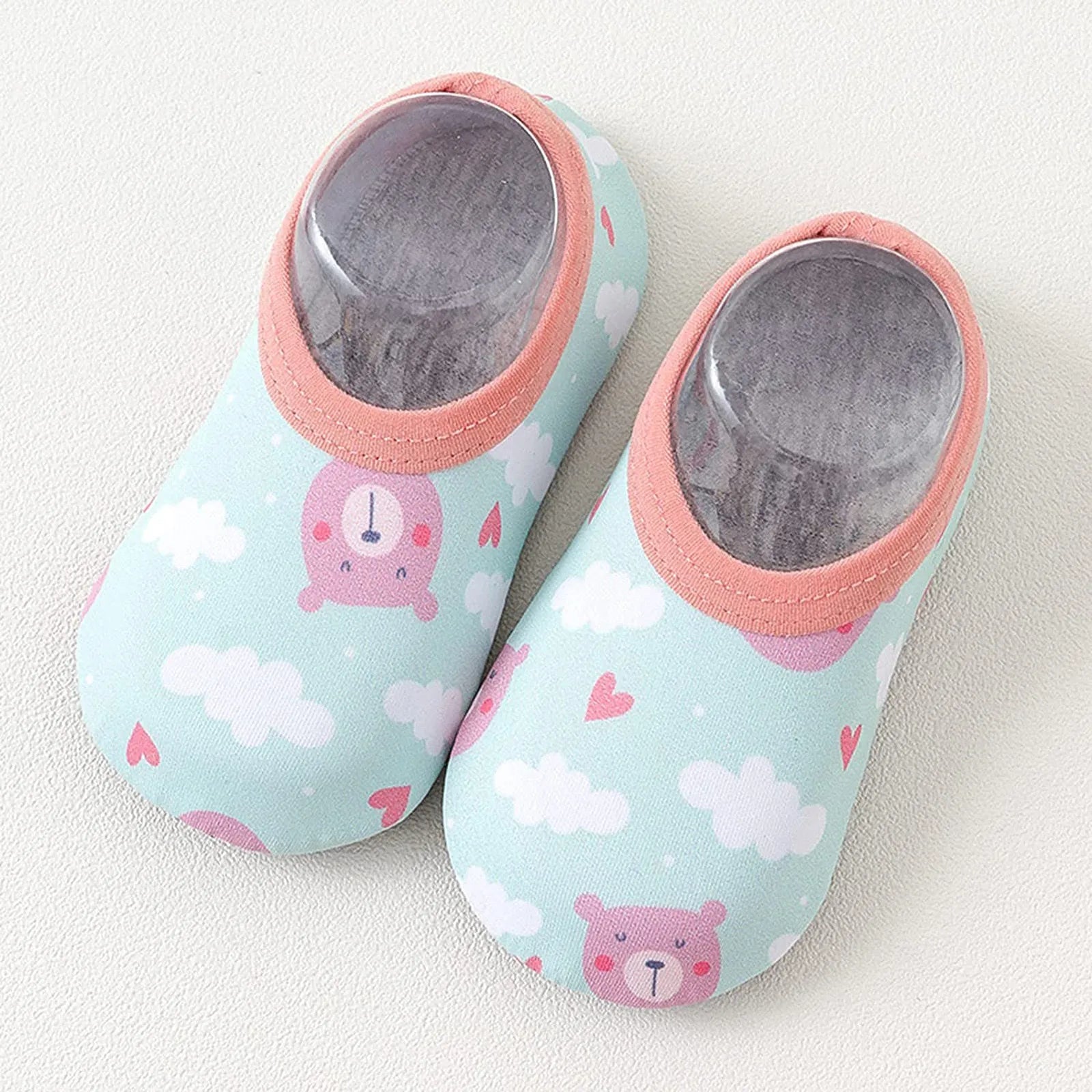 Baby Boy And Girl First Walkers Cartoon Printed Cute Quick Dry Shoes Toddler Shoes Beach Outdoor Lighweight Shoes