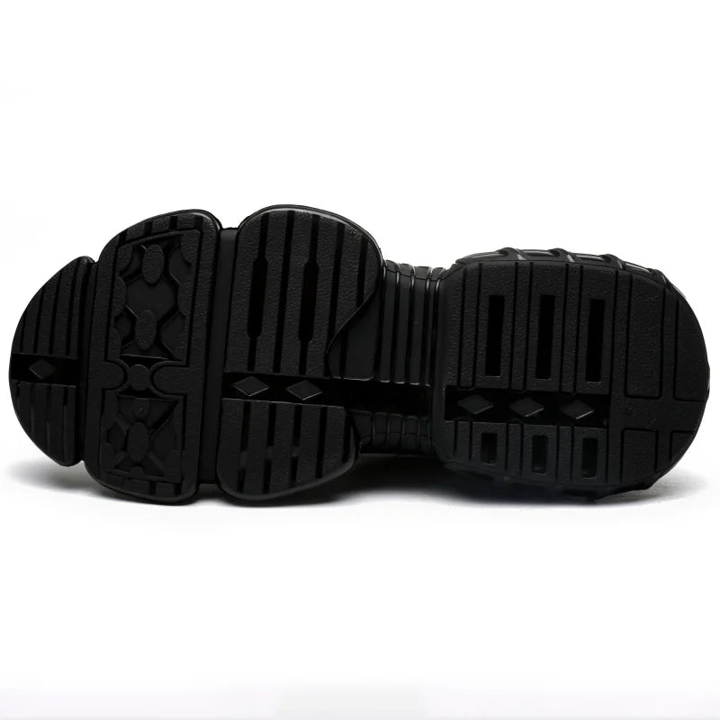 Rotating Button Unisex Safety Shoes Men For Work Sneakers Shoes Puncture-Proof Protective Women Shoes Steel Toe Work footwear