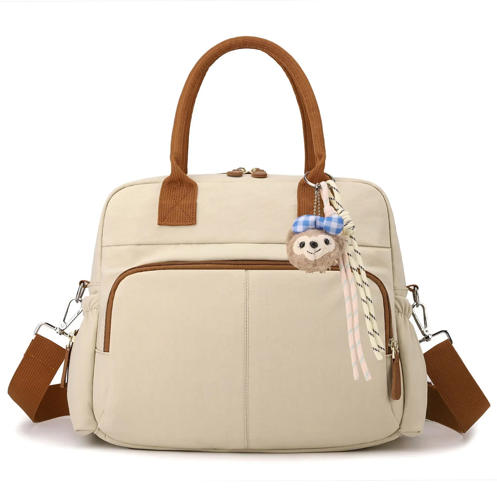 Women's Single Shoulder Bag Diaper Bags Casual Travel Nylon Crossbody Bag Lightweight Waterproof Large Capacity Shopping Handbag