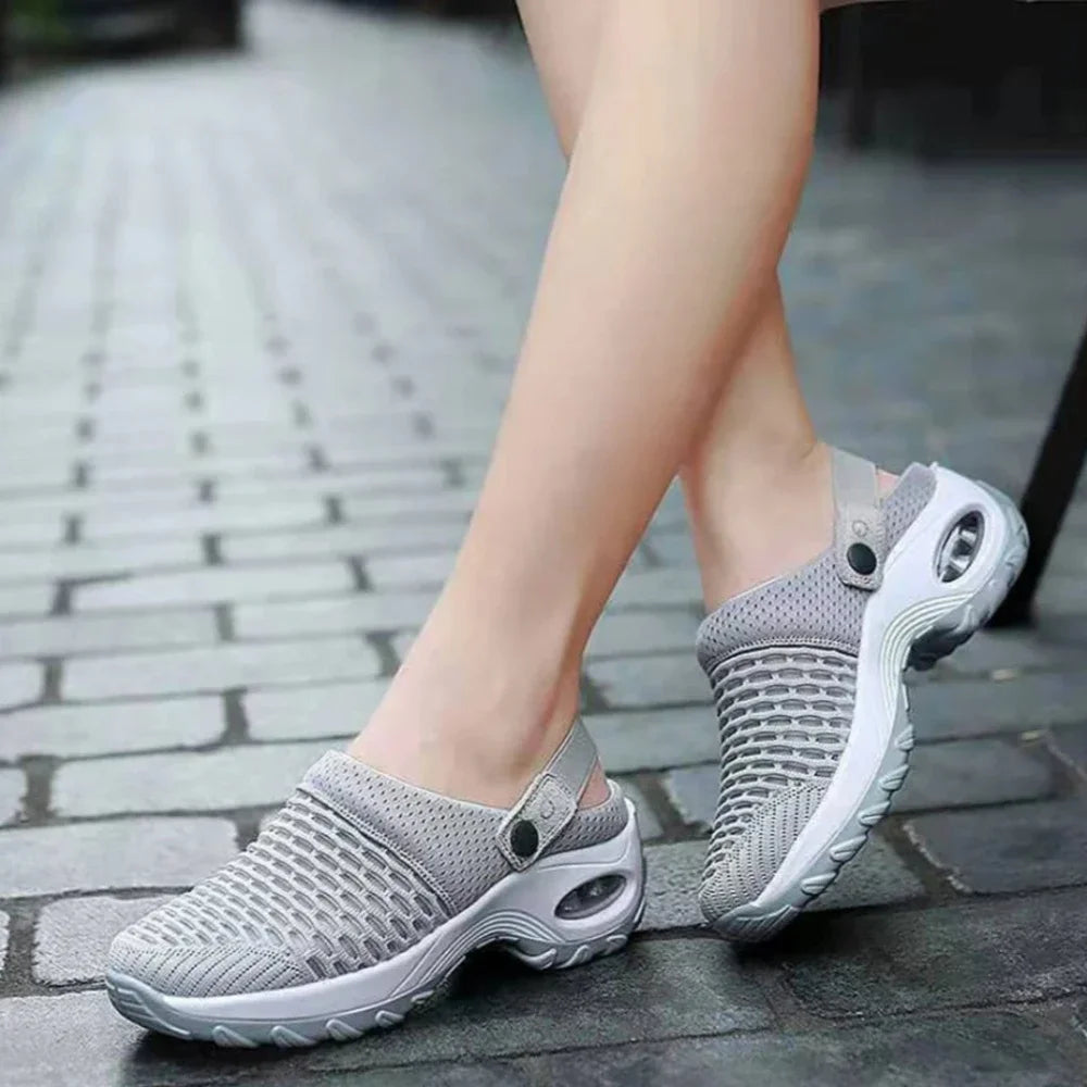 Women Shoes Increase Cushion Sandals Platform Sandal for Women Breathable Mesh Outdoor Walking Slippers Sandals Size 35-43