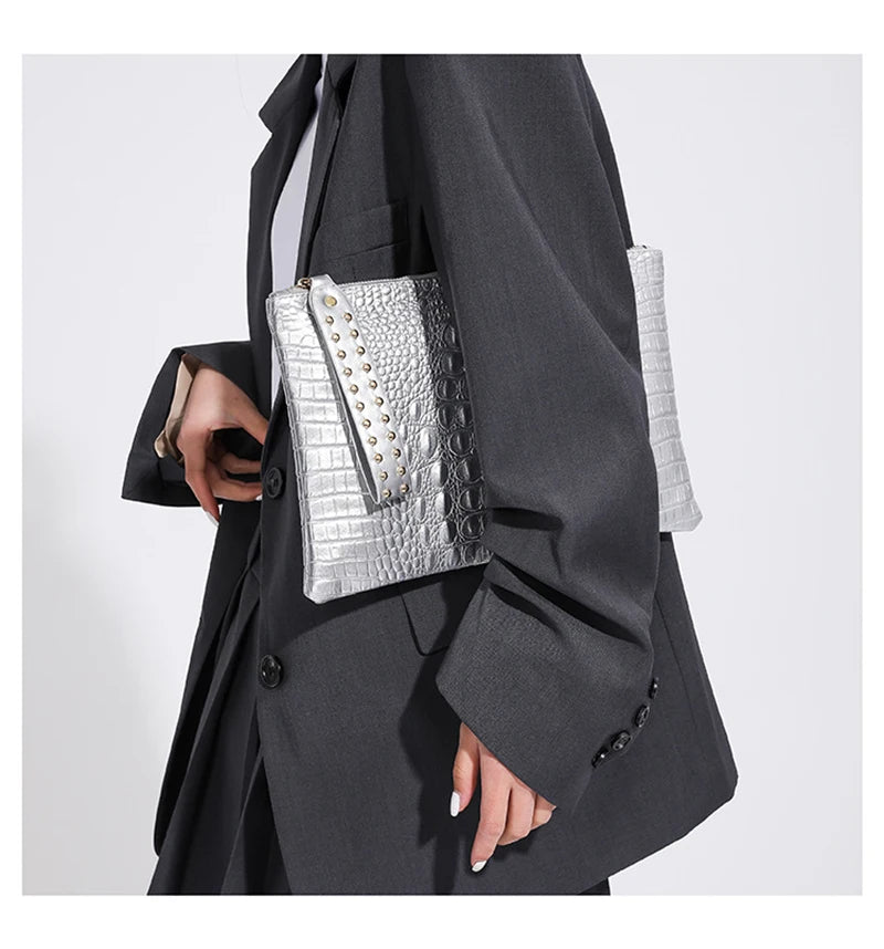 Fashion Luxury Handbags Women Bag PU Leather Clutch Ladies Evening Envelope Bag Female Day Clutches Purse Portable Wristlet Bag