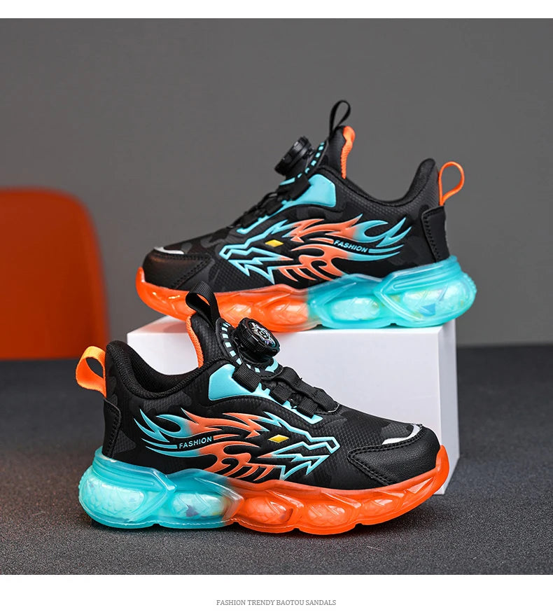 Kids Shoes Boy Casual Sneakers Platform Comfortable Children School Sports Tenis Boy Shoes Children's Basketball Shoes