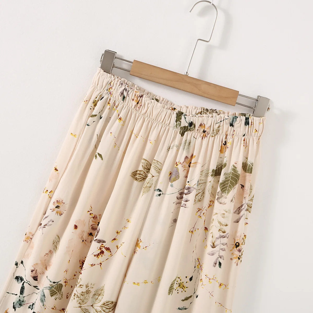 Elegant Versatile Floral Shirt & Shorts/Pants Set Women French Style Silky Viscose Loungewear 2Pcs Summer Pajamas Outerwear Top
