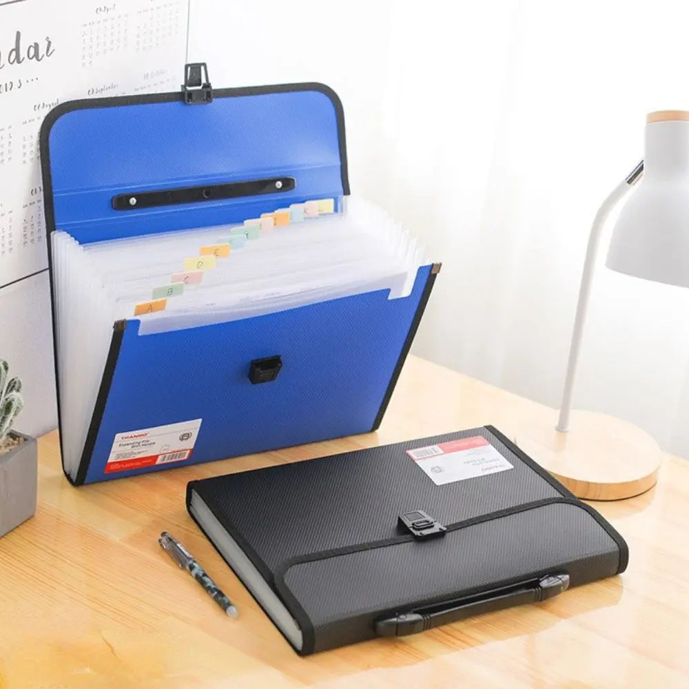 13 Pocket Business Expanding File Accordion Briefcases Document Organiser Document Bag Paper Folder Storage Wallet