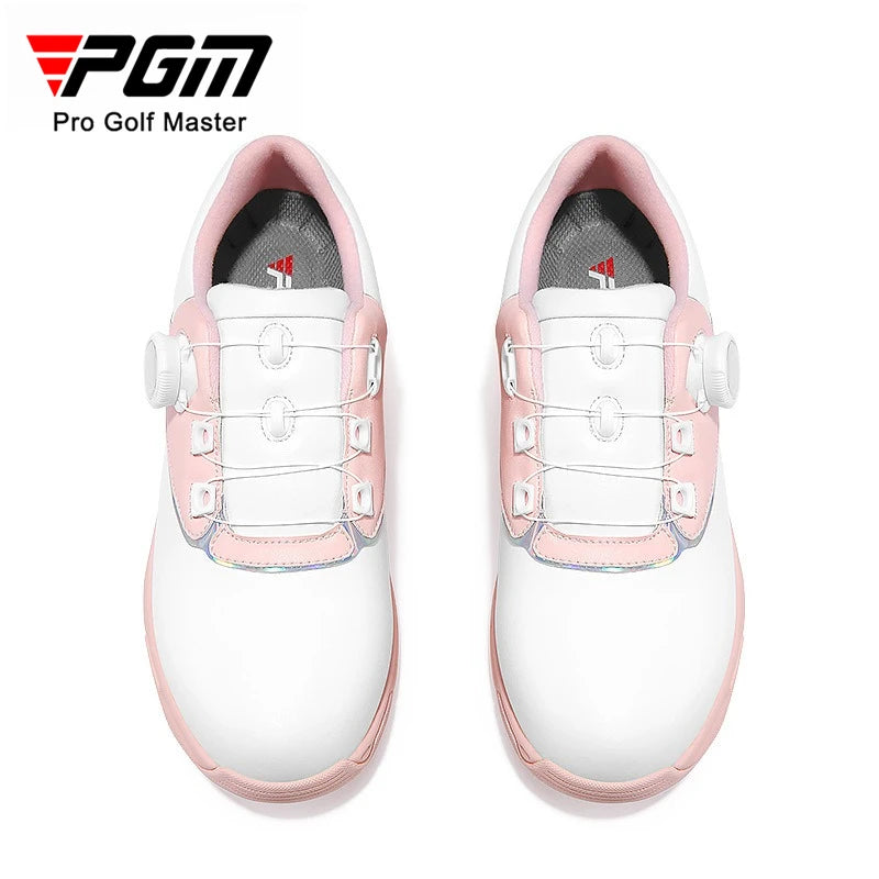 PGM Women Golf Shoes Waterproof Rotating Buckle Anti Slip Sports Shoes XZ297