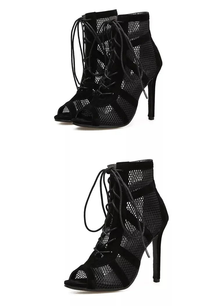 High Heels Women's Sandals New Open Toe Casual Latin Dance Shoes Girls' Ballroom Sandals Large High Heels Women's Shoes 250