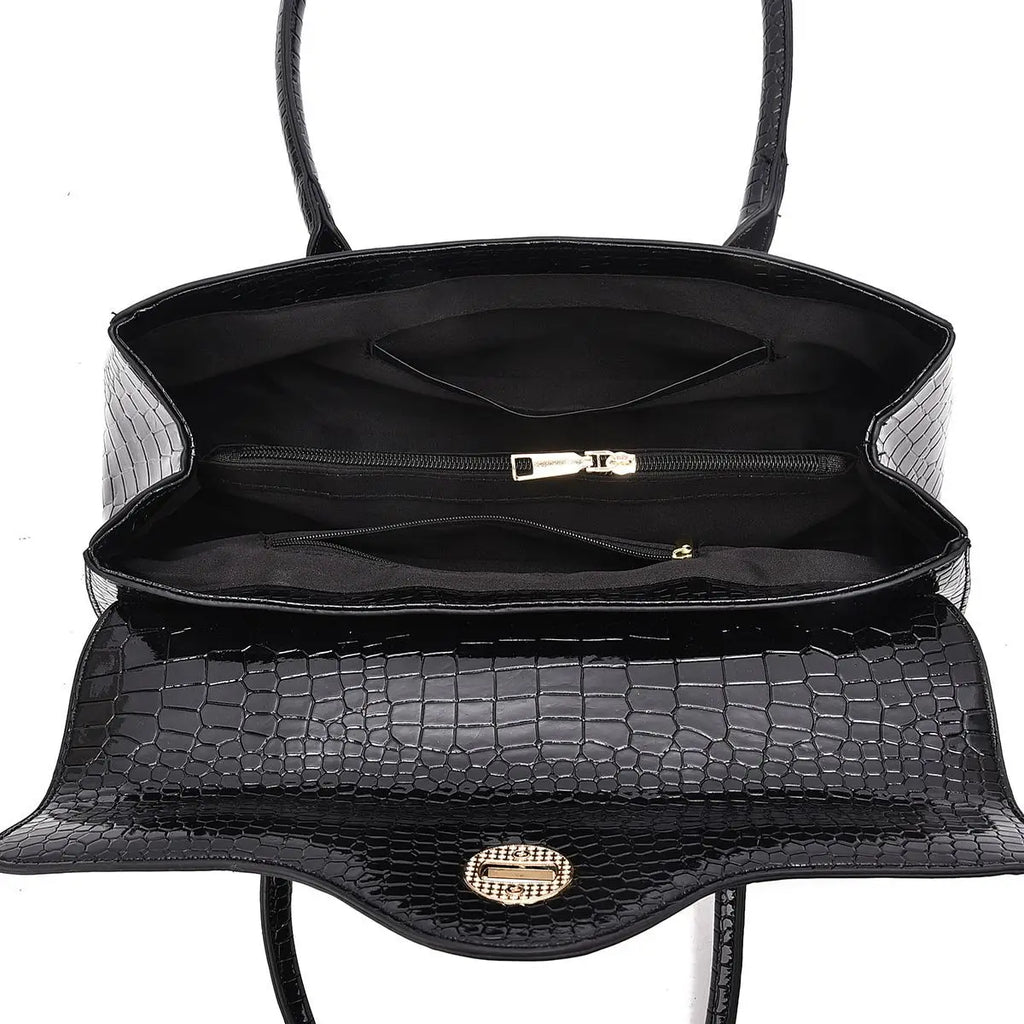 New Handbags Women's Bag Women Fashion Original Foreign Trade Exquisite Crocodile Handbag Large Capacity Shoulder Messenger Bag
