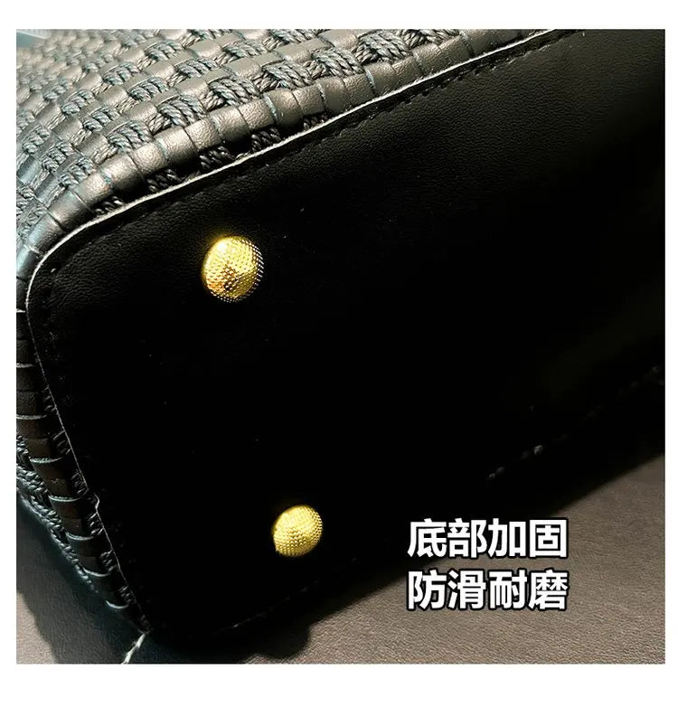 Nylon Shoulder Tote Bag Large Capacity Waterproof for Women Office Shopping Travel Daily