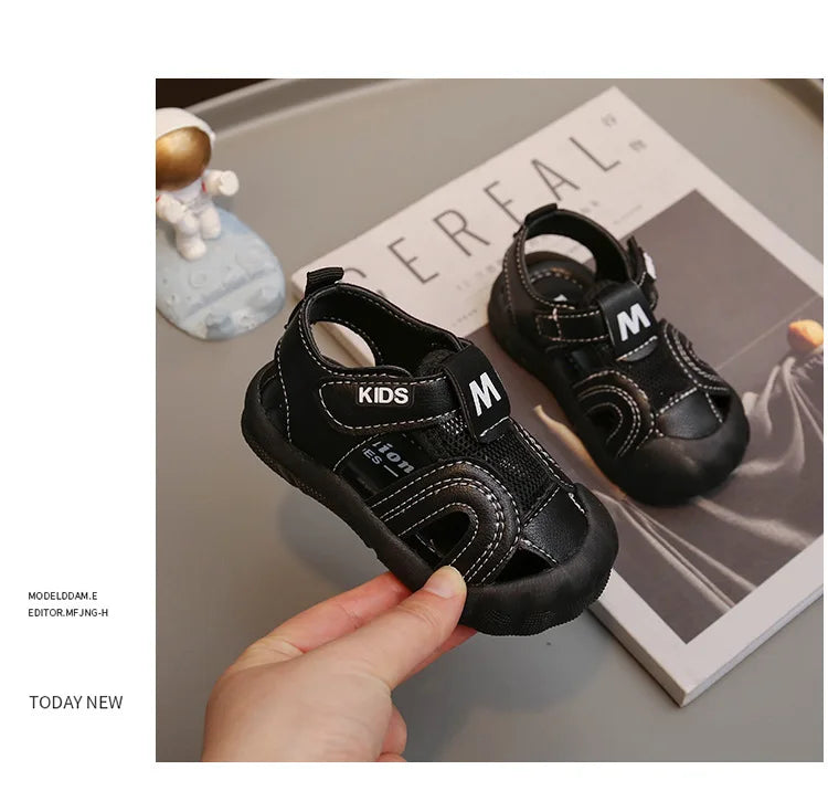Boy Sandals 2026 summer New Baby Walking Shoes Soft Sole Girls' Sandals Mesh Shoes Children's Sandals Versatile Children's Shoes