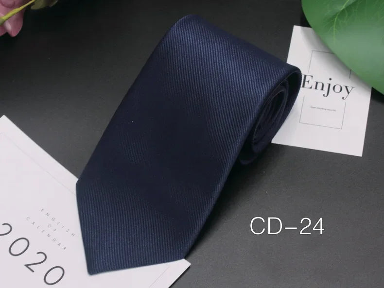 Black Neck Ties For Men Women Casual Suits Solid Tie Gravatas Skinny Mens Neckties For Business Wedding Men Ties
