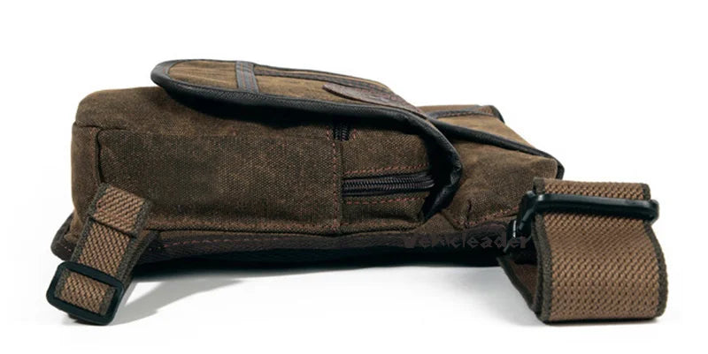 Men's Canvas Drop Leg Bag Motorcycle Multi-purpose Messenger Shoulder Bags High Quality Belt Hip Bum Waist Fanny Pack