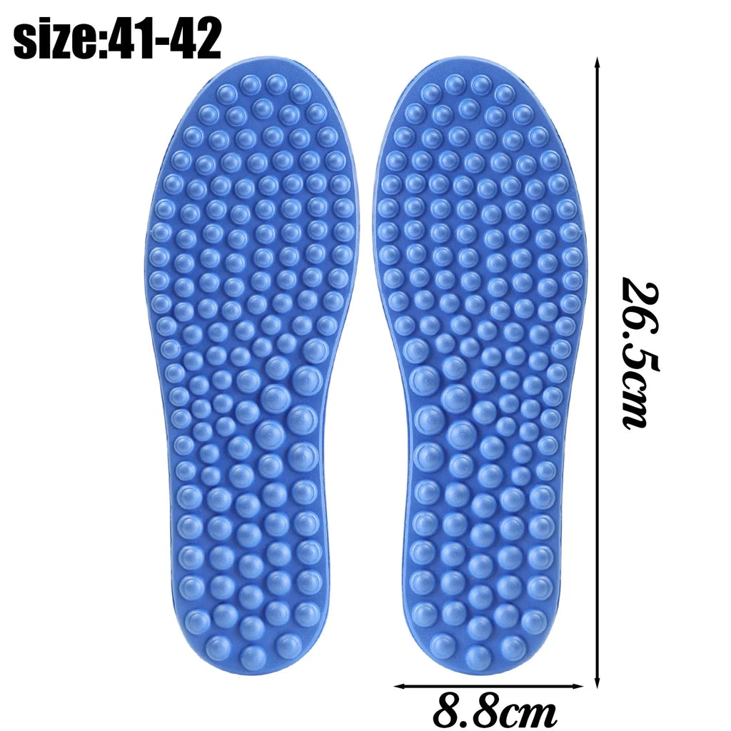 5D Massage Insole Full Palm Acupoint Massage Men's and Women's Foot Health Relieve Foot Fatigue Soft Sports Casual Shoes Sole