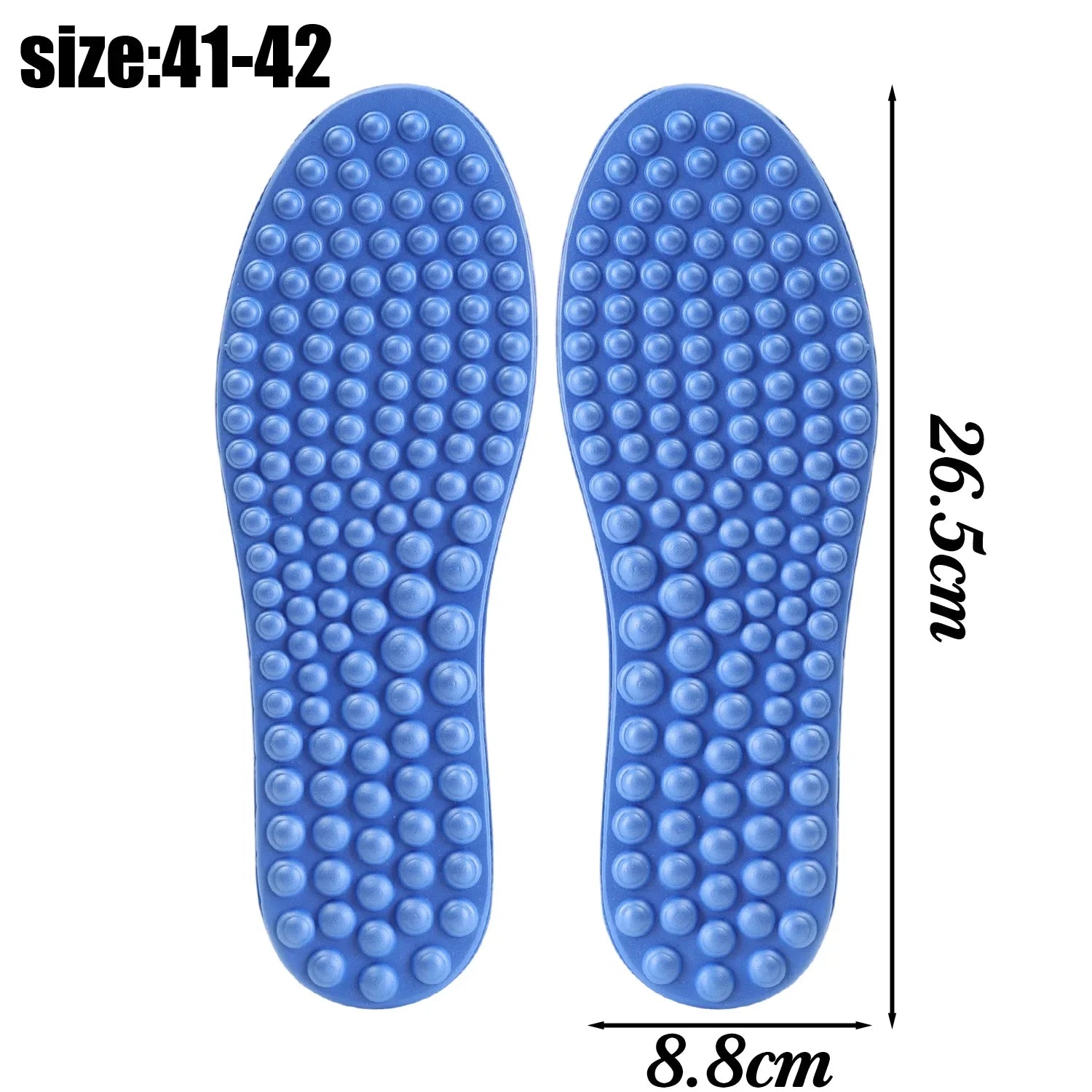 5D Massage Insole Full Palm Acupoint Massage Men's and Women's Foot Health Relieve Foot Fatigue Soft Sports Casual Shoes Sole