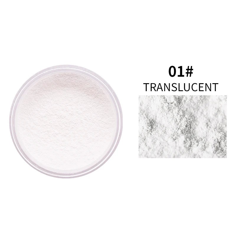 Mineral Face Powder Waterproof Oil Control Translucent Setting Powder High Coverage Makeup Fixer Powder Make-up For Women Makeup