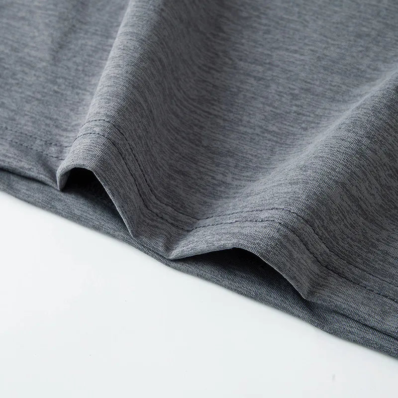 Three Button V-neck T-shirt Men 2026 New Men's Business Casual Short Sleeve Tshirt Korean Style Summer Comfortable Versatile Top
