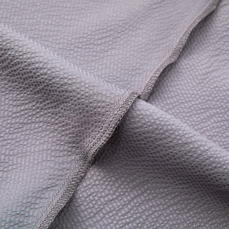 2025 Women's Summer New 100% Natural Mulberry Silk Pearl Satin Dark Grey Elegant Diagonal Cut Wrapped Hip Fishtail Skirt