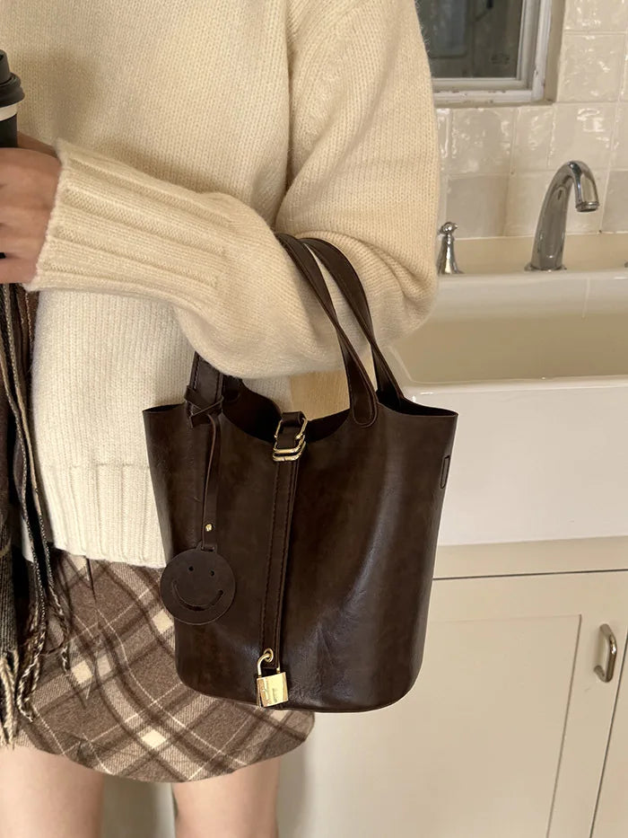 Women Bags Handbags Bucket Bag Shoulder Bag Crossbody Bag Fashion Buckek Tote Bag Leather Luxury Desginer Big Lady Hand Bags