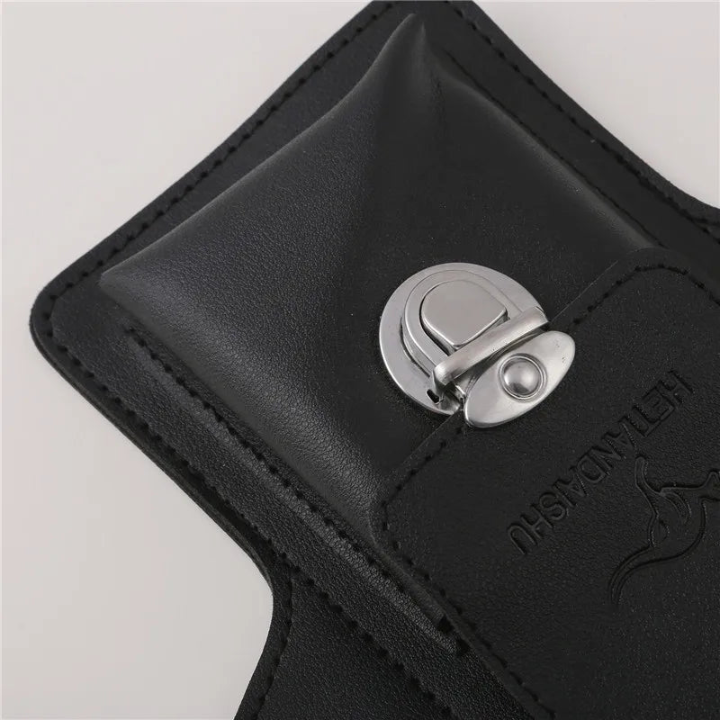 Phone Belt Bag For Men Bags Cell Phone Loop Holster Phone Pouch Wallet High Quality Multifunctional PU Leather Phone Case