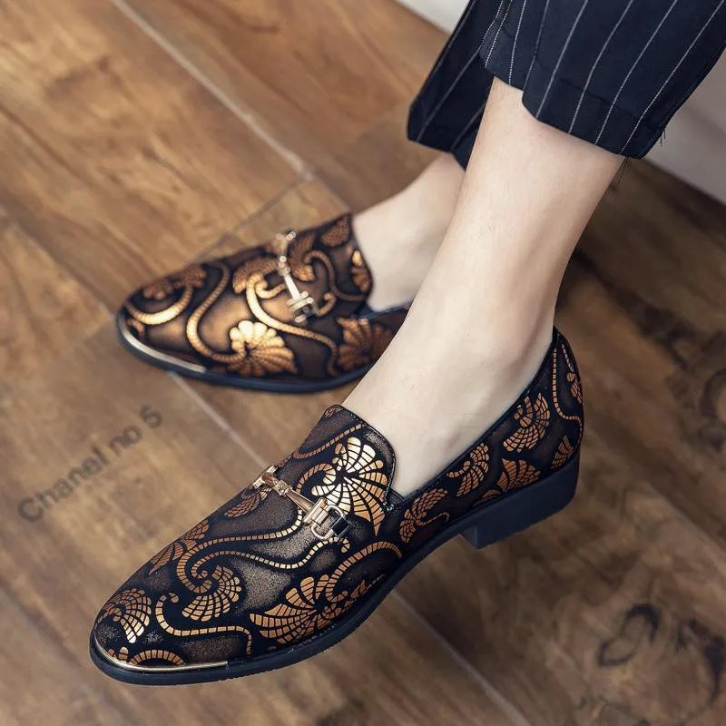 Party Shoes for Men Dress Shoe 2025 Fashion Designer Slip on Loafers Male Italian Luxury Brand Wedding Shoes Mocasines Hombre