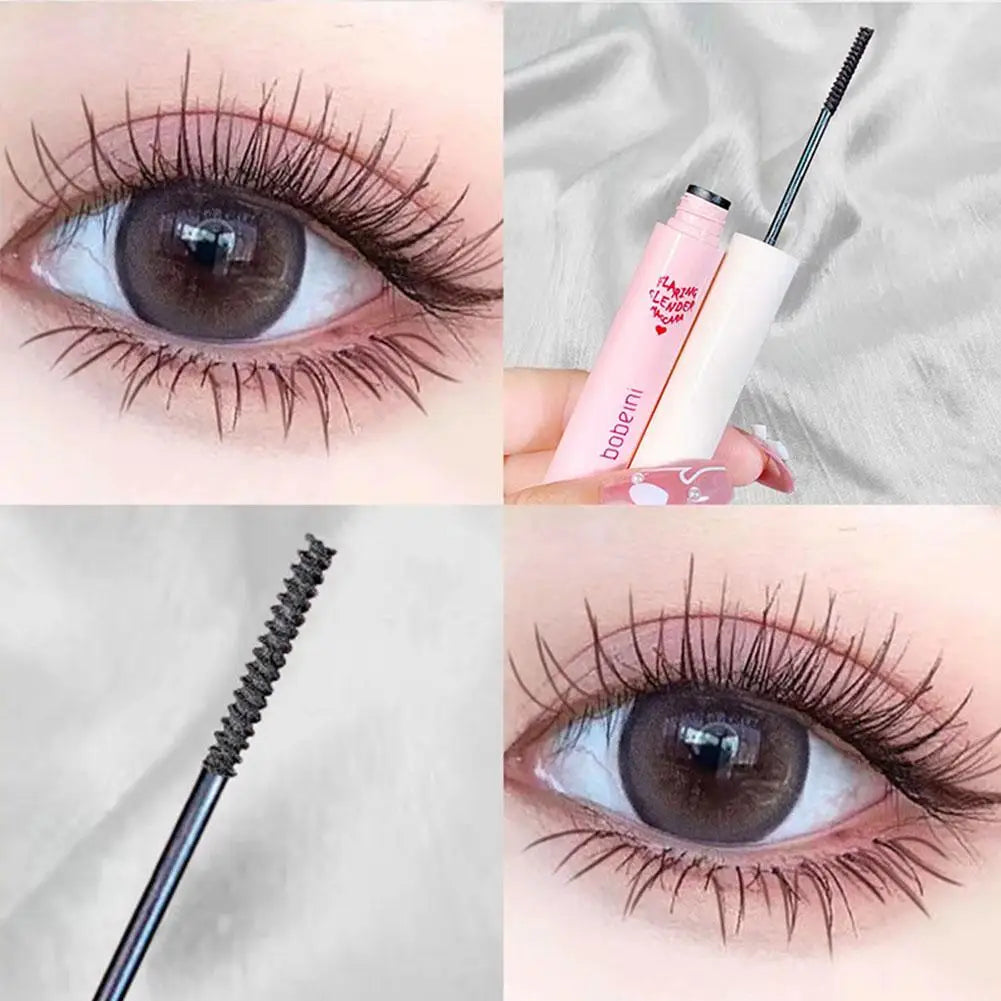 Ultra-Fine Brush Waterproof Mascara 1.5g - Lengthening & Curling, Smudge-Proof Natural Look for Daily Makeup