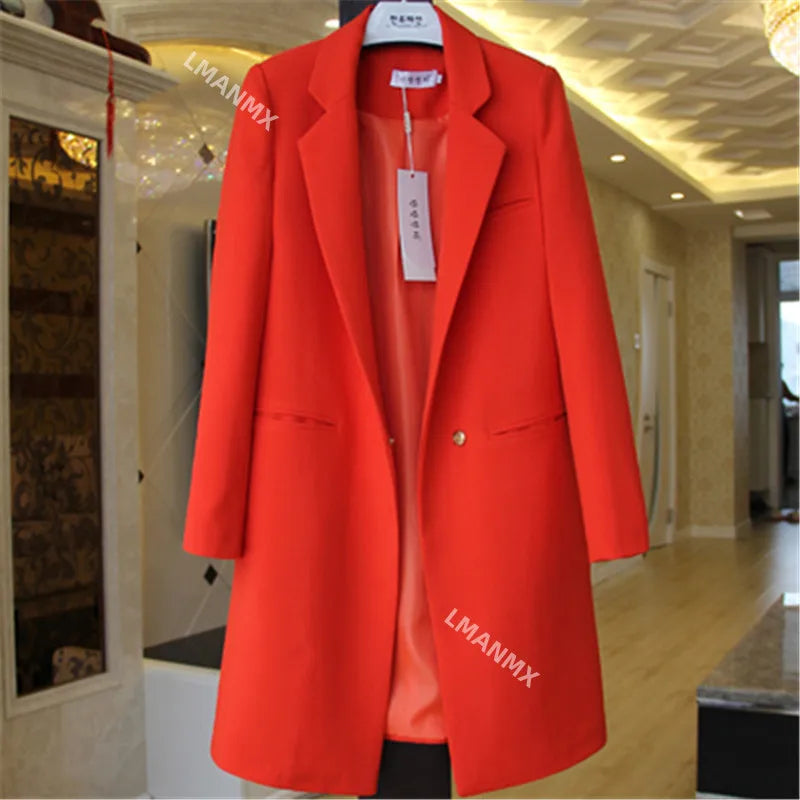 2023 New Spring Autumn Blazers Women Small Suit Long Sleeve Jacket Casual Tops Female Slim Wild Blazers Windbreaker Coat S-3XL