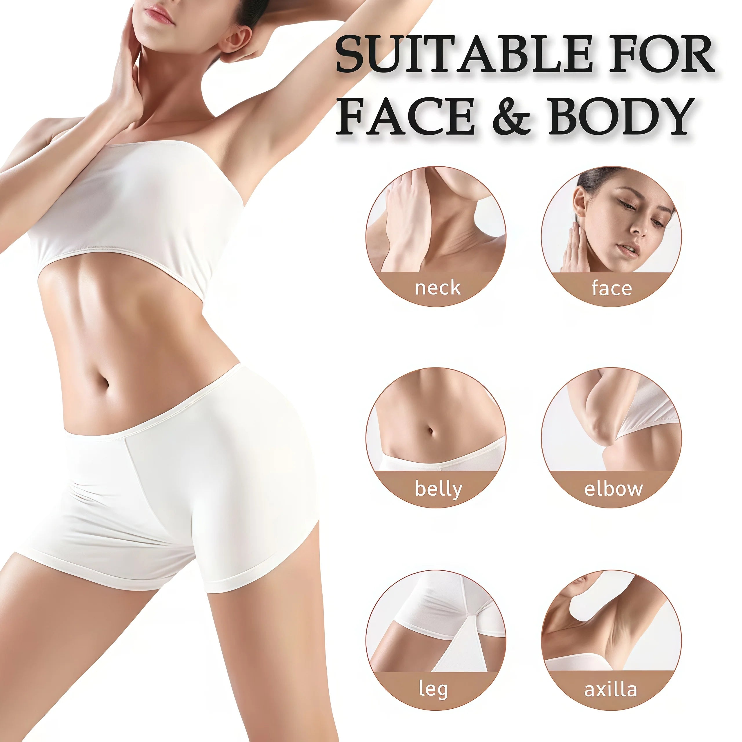 Skin Brightening Cream, Brightens and Evens Out Skin Tone, Suitable for Areas of the Body Such as Face, Neck, Underarms, Knees, Etc., Gentle Brightening, Suitable for Both Men and Women.