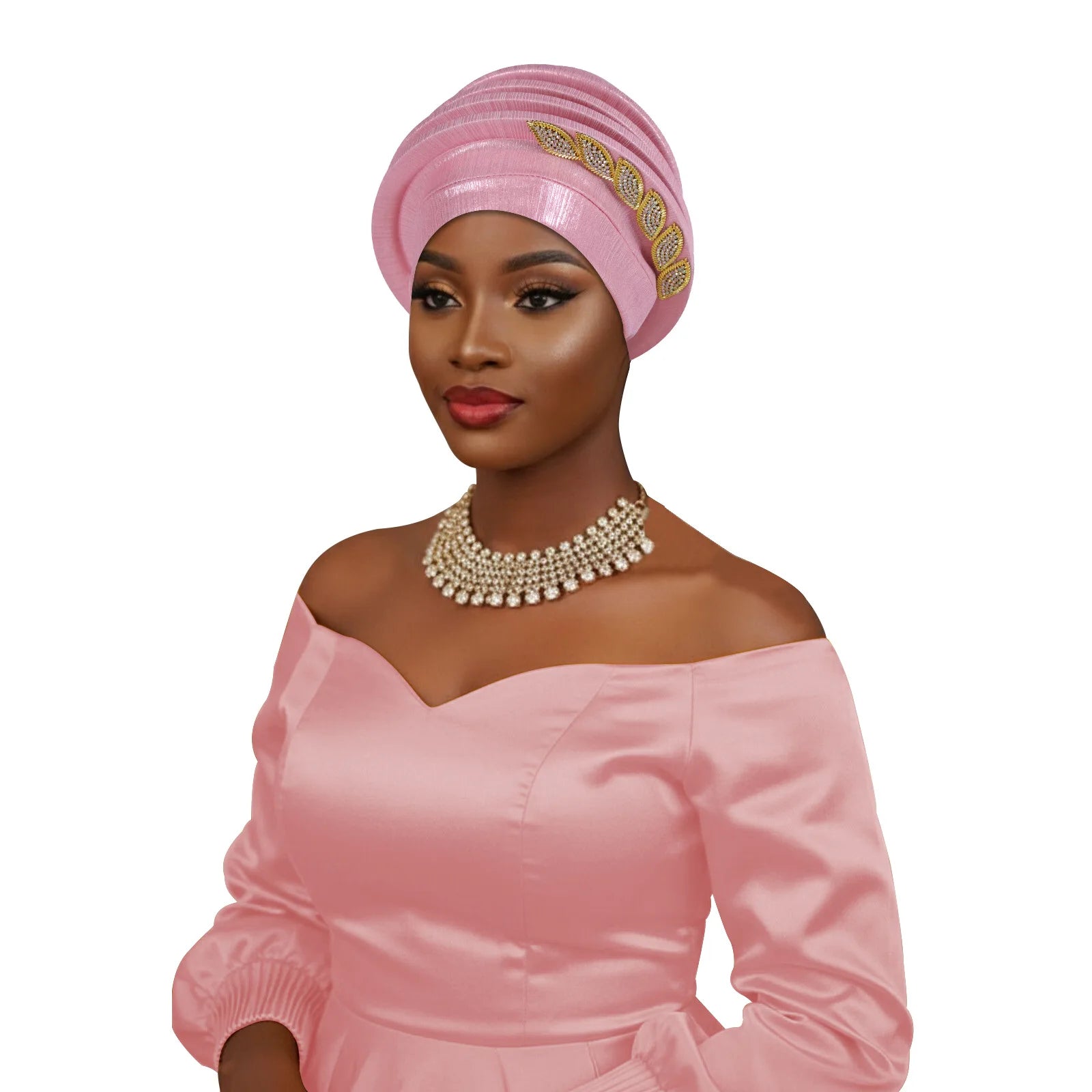 Ready African Auto Gele Headtie Women's Turban Cap Nigeria Wedding Geles Muslim Head Wraps Bonnet Turbante Mujer 2026 New