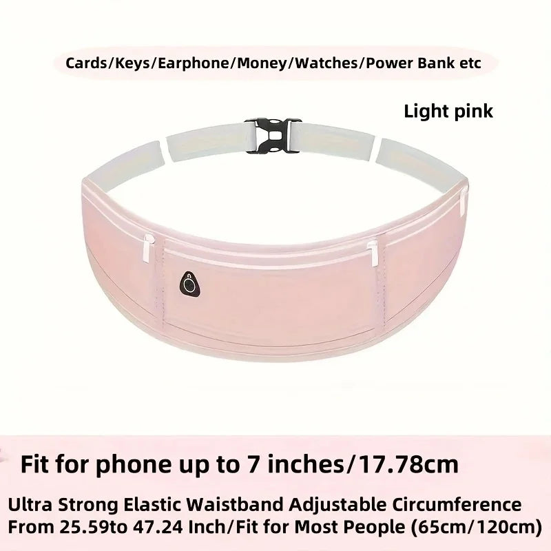 Running Belt Waist Bag Sports Waist Bag Women Men Waterproof Gym Mobile Phone Pouch Cell Phone Waist Bag Accessories For iPhone