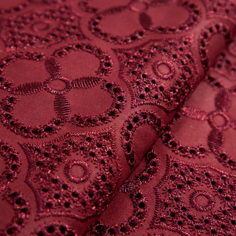 Smooth African Cotton Lace Fabric 5 Yards 2025 Swiss Voile High Quality Nigerian Cotton Lace Fabric For Sew Diy Men Cloth F3808