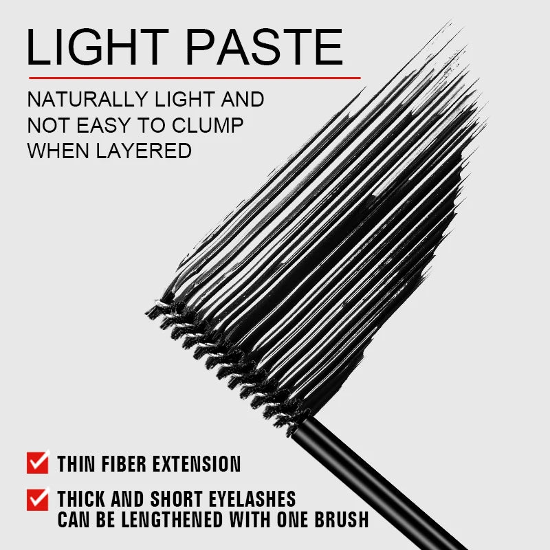 Mascara, long-lasting makeup, not easy to smudge, quick makeup application, create slender, curly and natural eye makeup