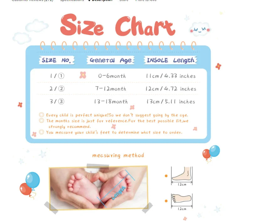 Infant Baby Shoes Girl Shoes New Summer Girl Sandals PU Leather Floral Rubber Sole Anti-Slip Newborn First Walker Crib Shoes