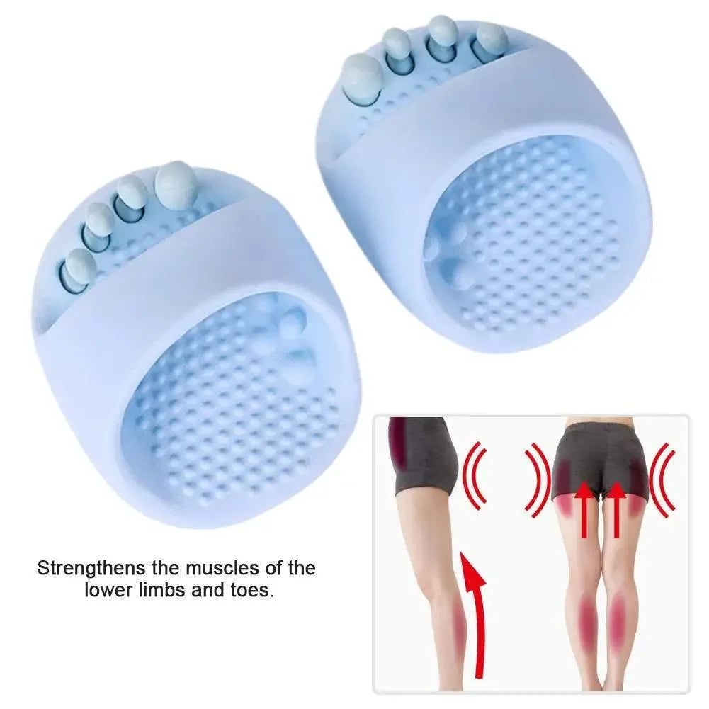 Women's Arch Support Massage Slippers Thick Soled Slide Sandals Shaking Slimming Shoes Postpartum Leg Massage Foot Relief